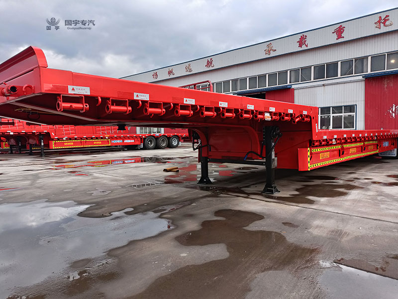 低平板半掛車-低平板半掛車廠家-新鄉市國宇掛車車輛有限公司